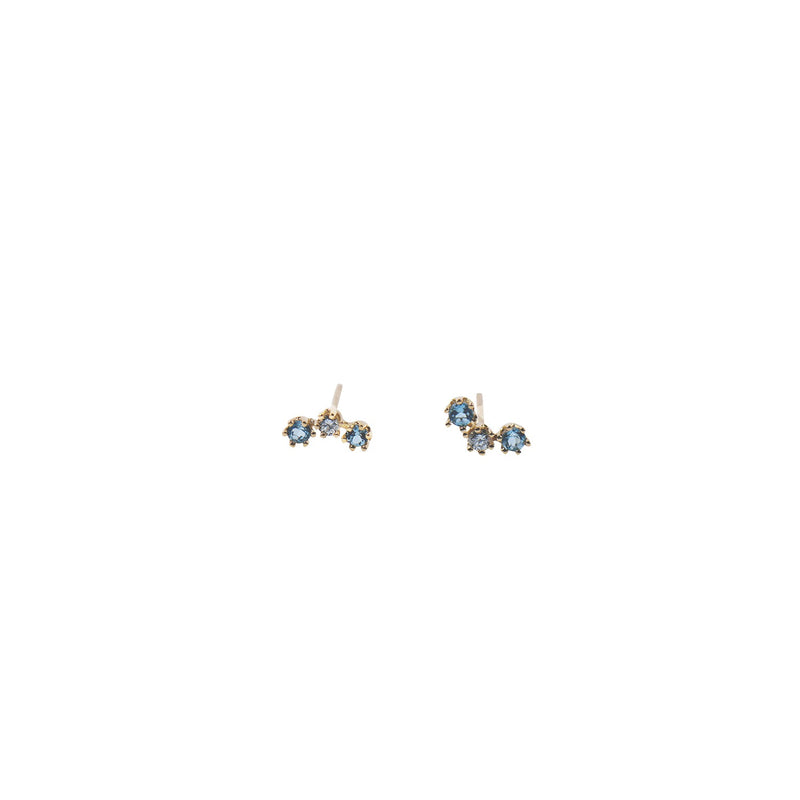 Princess Curve Stud Earring (single)