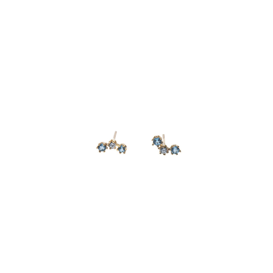 Princess Curve Stud Earring (single)