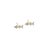 Tiny Trio Stud Earring