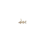 Tiny Trio Stud Earring