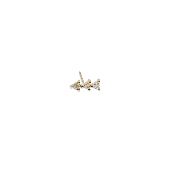 Tiny Trio Stud Earring