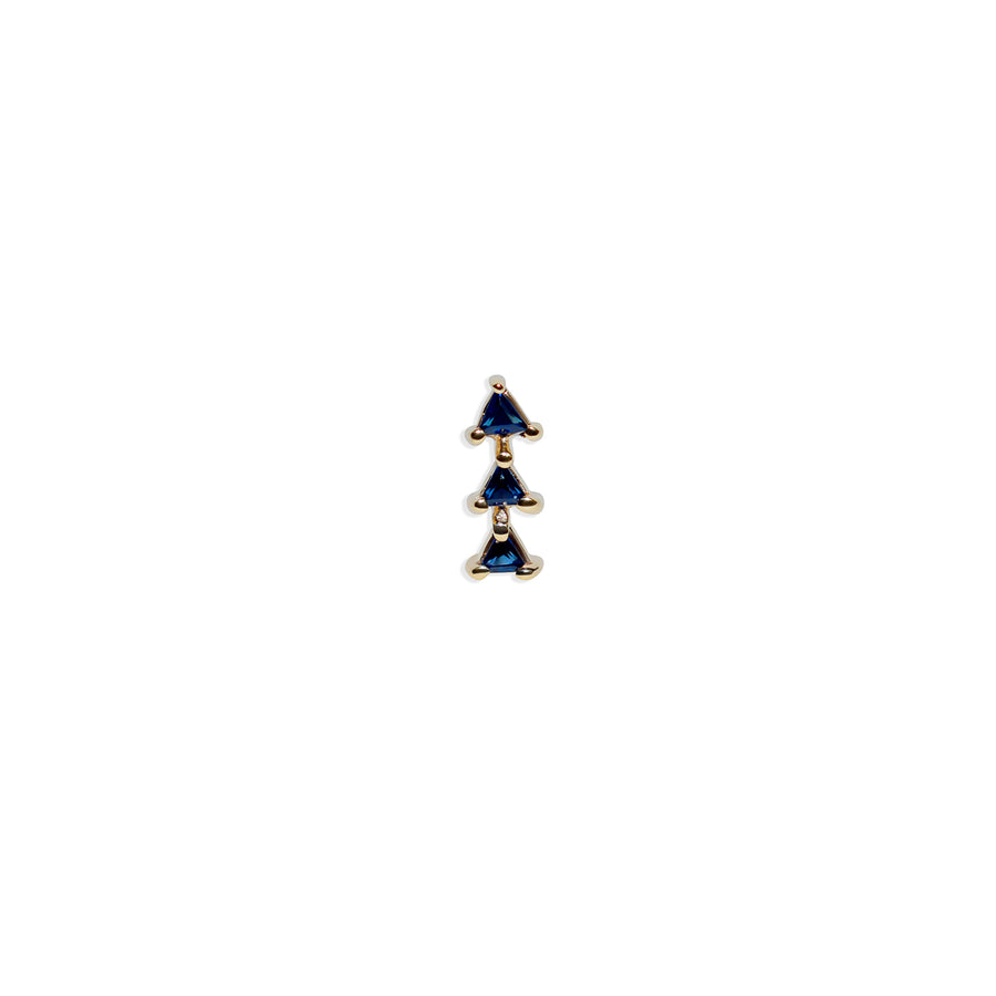 Tiny Trio Stud Earring
