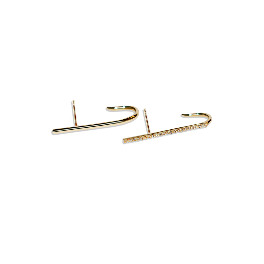 Solid Crusader Earlobe Line Cuff