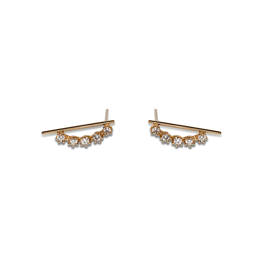 Magic Line Stud Earring