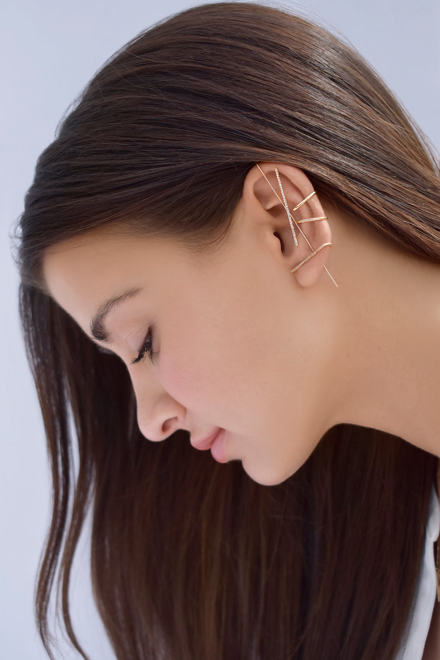 Mono Billy Cuff Gold Earring