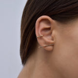 Sapphire Billy Cuff Gold Earring