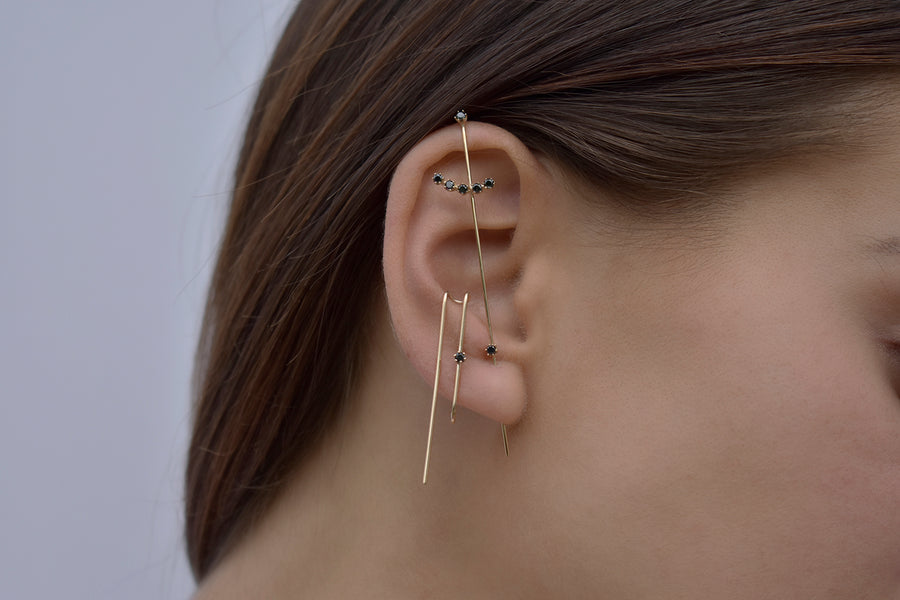 Marquisa Stud Line Drop Suspender Earring