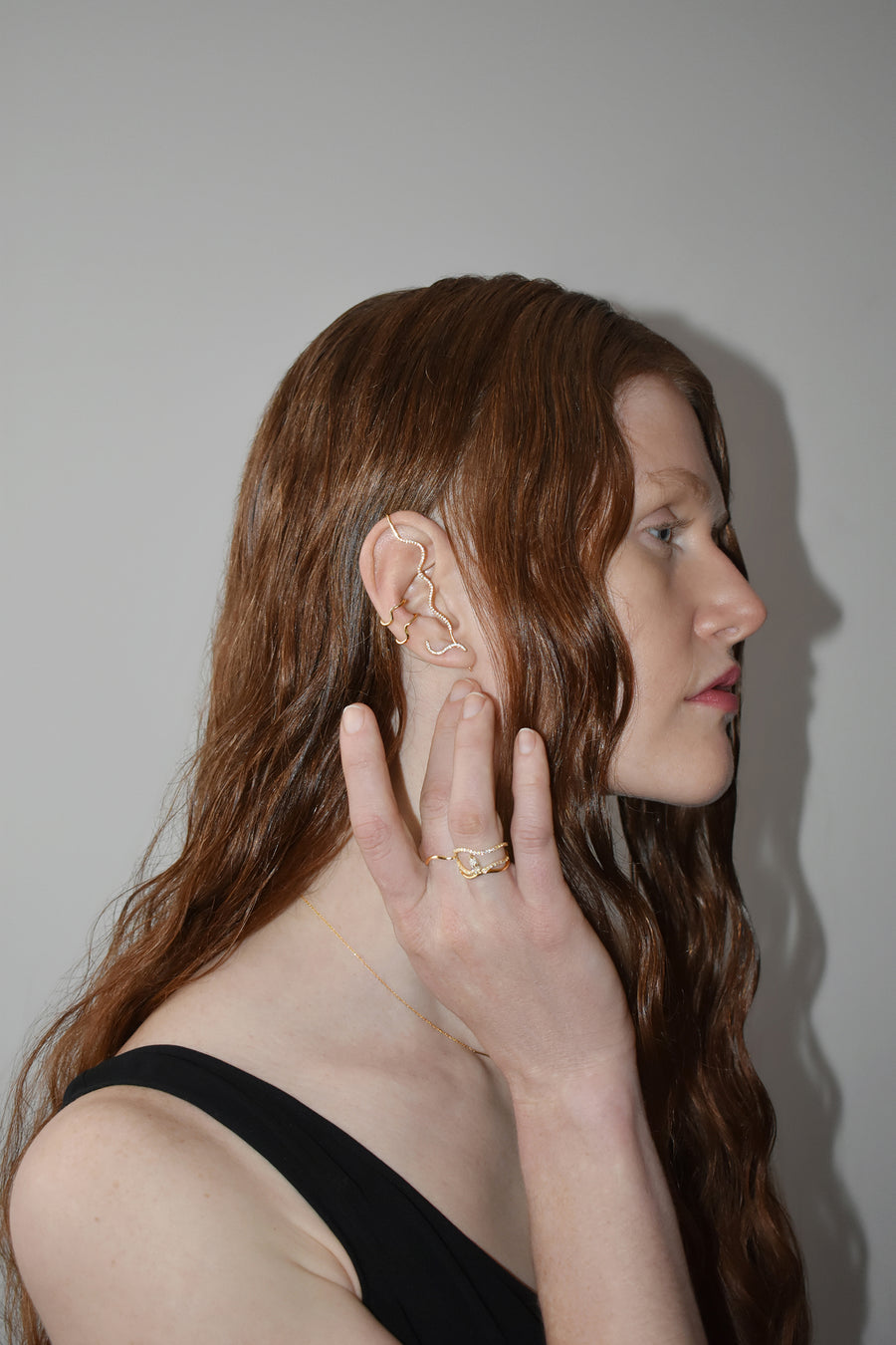 Ocean Wave Cuff Earring