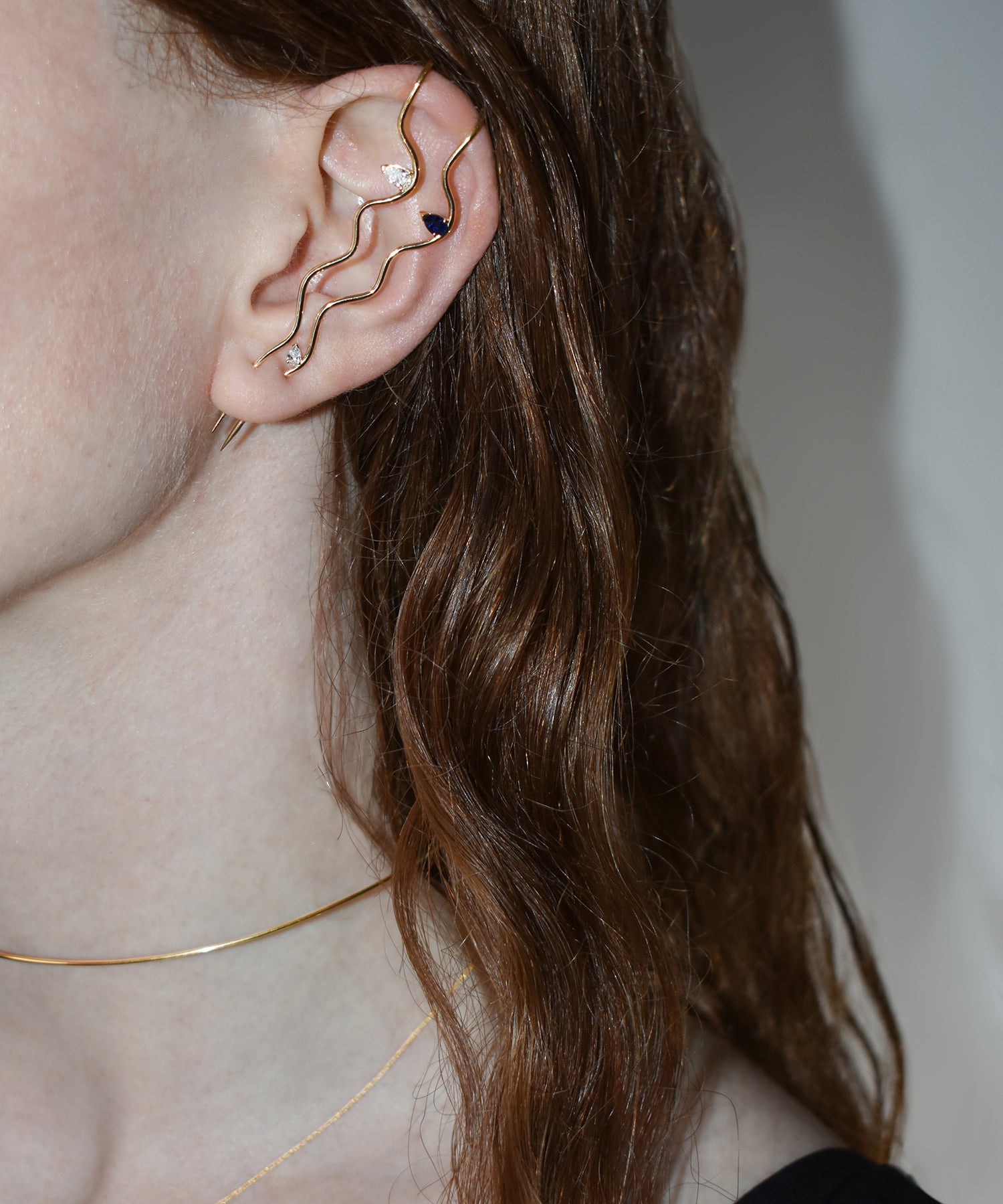 Contour — Element Needle Earring (Diamond)