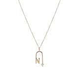 Gemma Initial Necklace