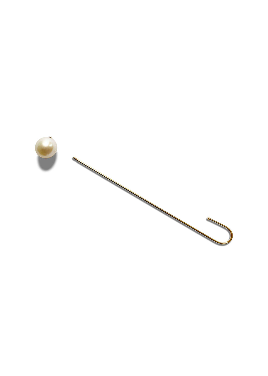 Pearl Drop Needle Earring
