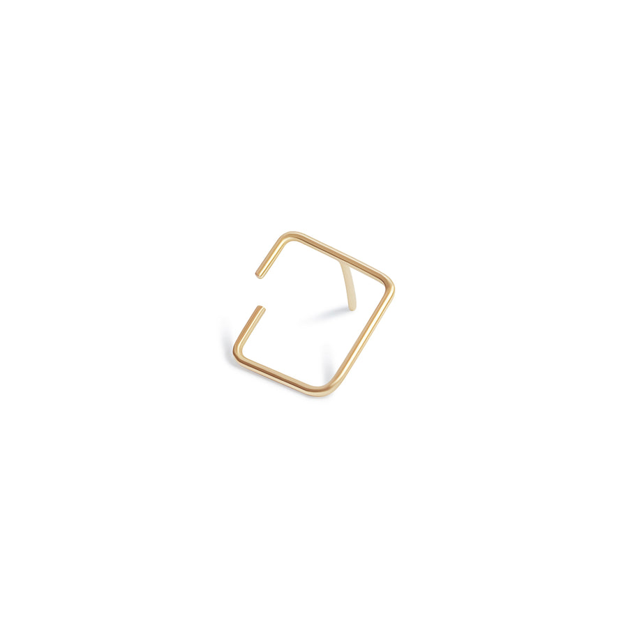 Front Back Geo Hoop Earring