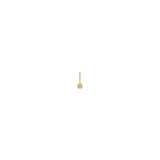 Large Sun Disc Gold Square Open Hoop