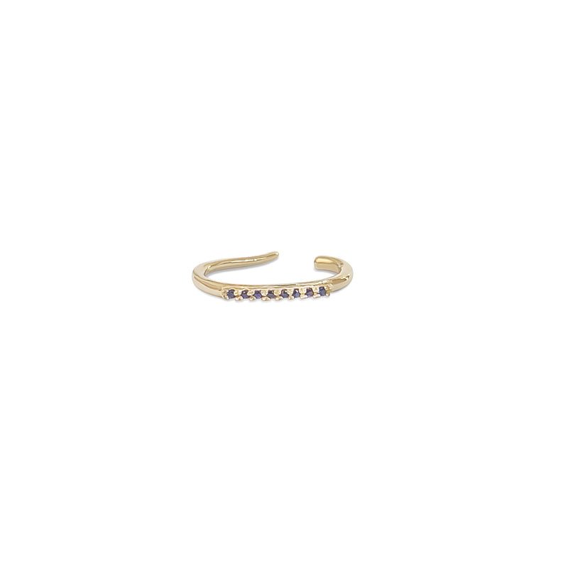 Sapphire Billy Cuff Gold Earring