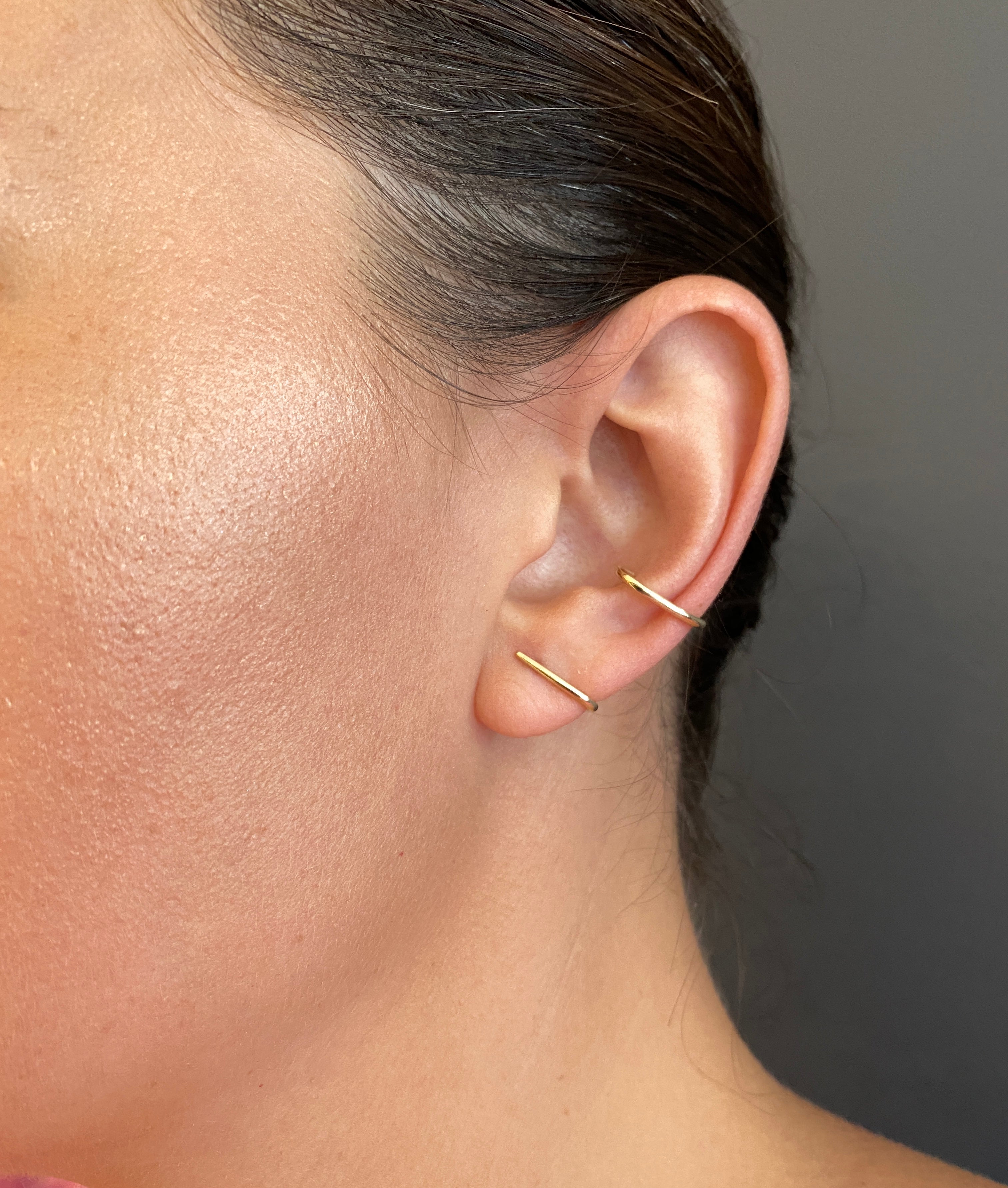 Span — Midi Crossbar Ear Cuff