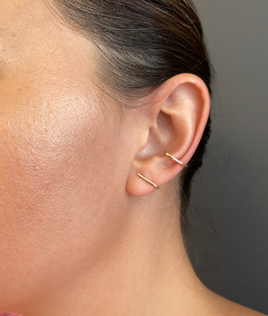 Midi Crusader Ear Lobe Cuff Earring