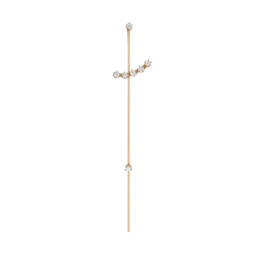 MAGIC WAND EARRINGS - CLEAR main image 0