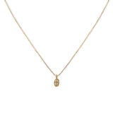 Beach Pebble Gold Necklace