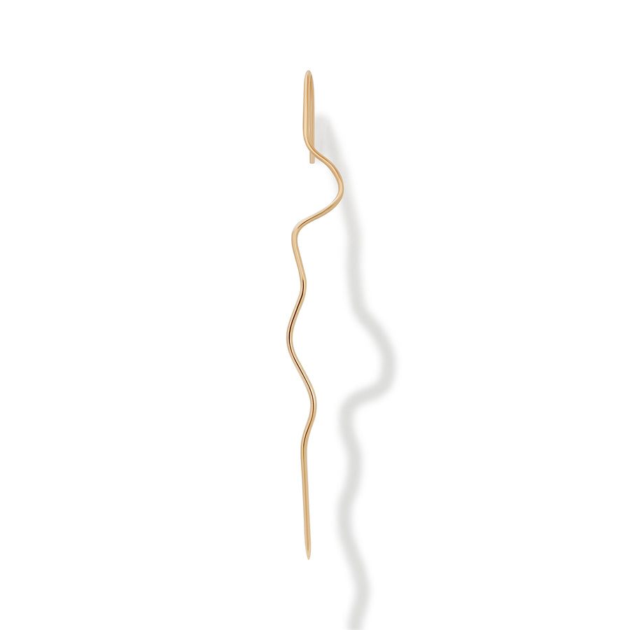 Wave Needle Earring
