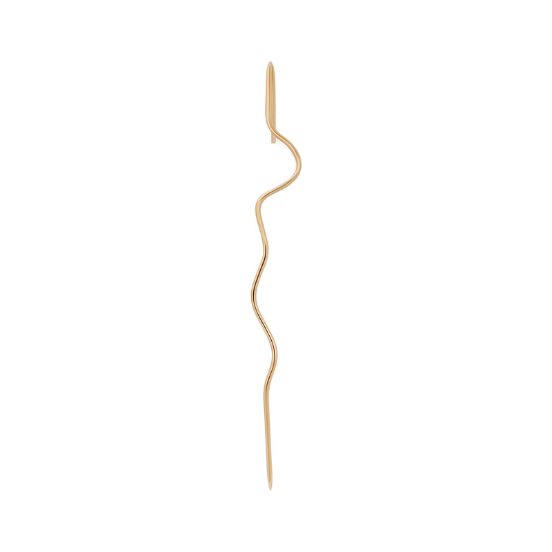 Wave Needle Earring