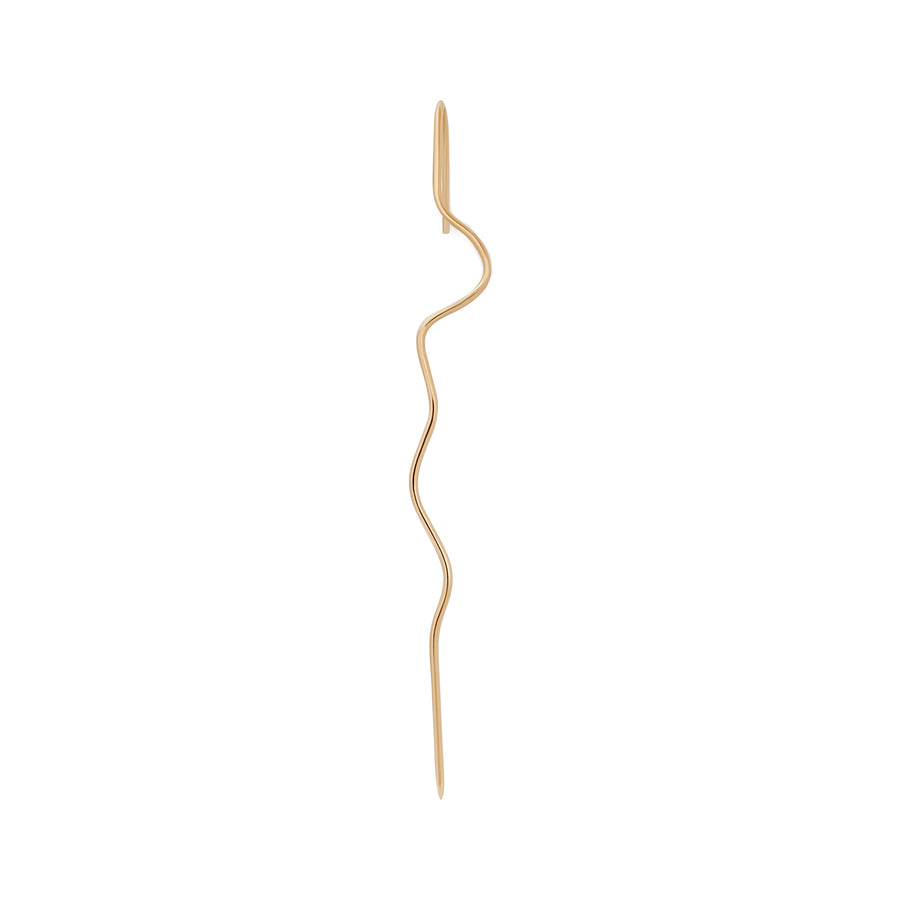 Wave Needle Earring