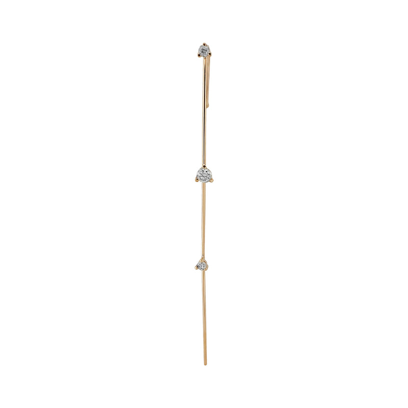 Rain Drops Needle Earring