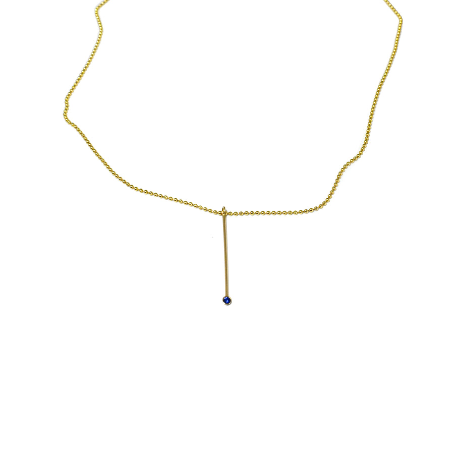 Ball Chain Drop Pendant Necklace