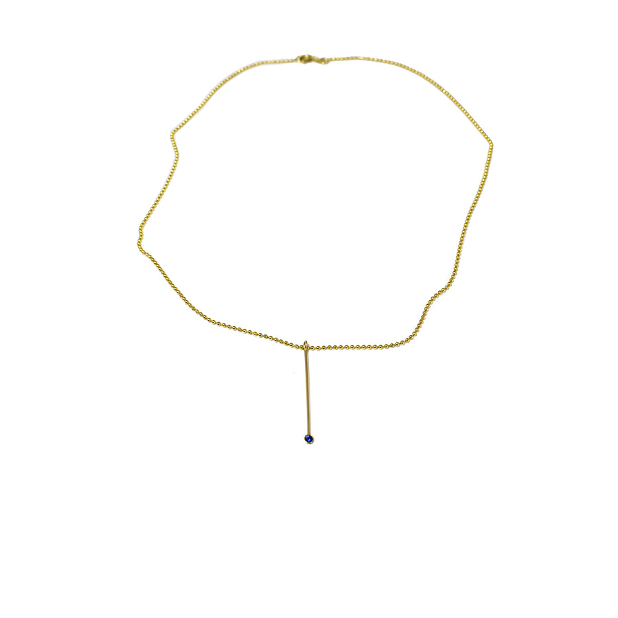 Ball Chain Drop Pendant Necklace