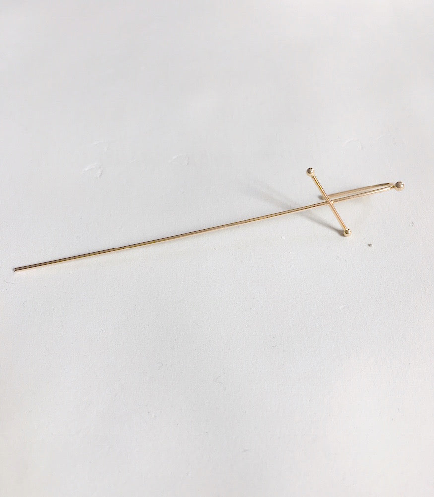 Simplicity Needle Earring