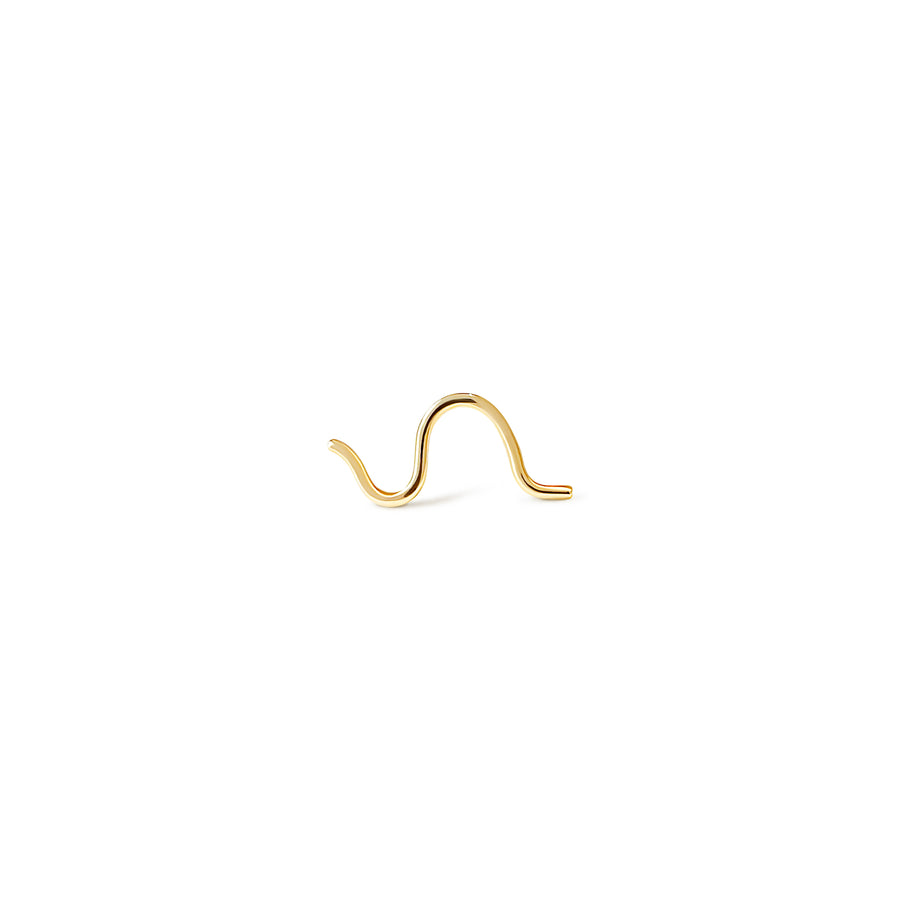 Wave Stud Earring (single)