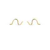 Wave Stud Earring (single)