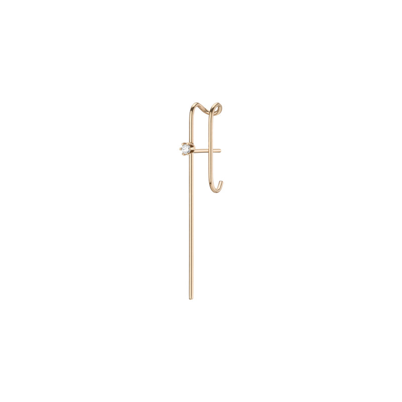 Marquisa Stud Line Drop Suspender Earring