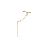 Daina Cuff Needle Gold Earring