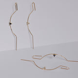 Sapphire Element Needle Earring