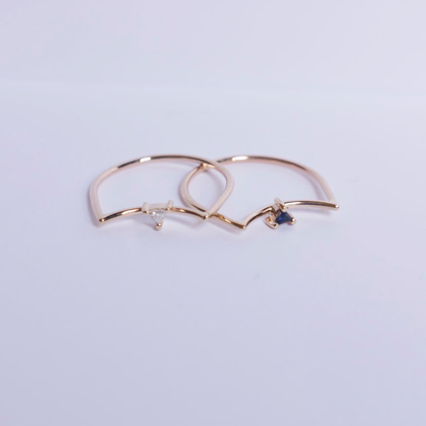 Star Element Cat Gold Ring