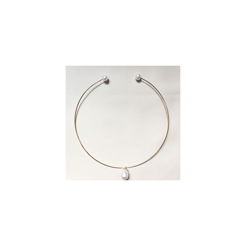 Pearl Cuff Necklace