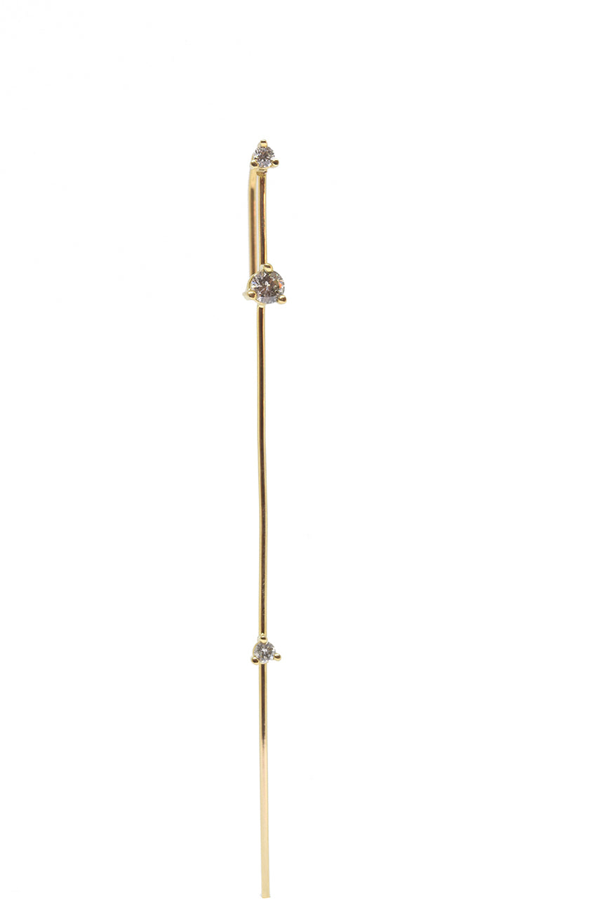 Rain Drops Needle Earring