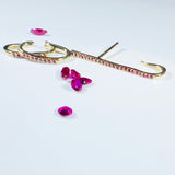 Ruby Billy Cuff Gold Earring