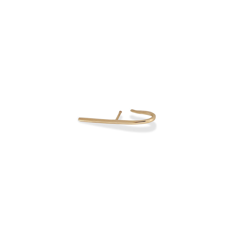 Solid Crusader Earlobe Line Cuff